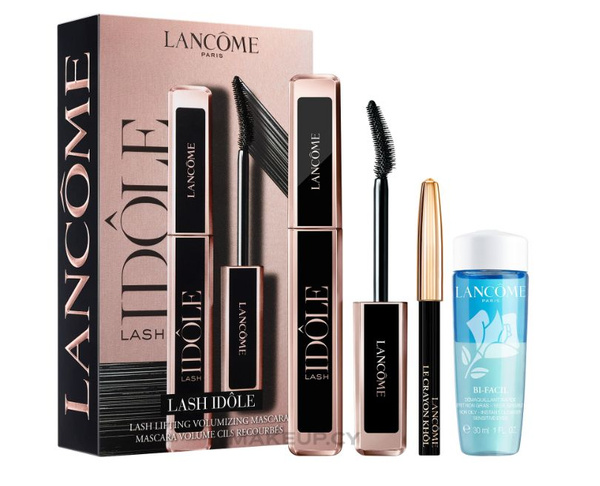 Тушь для ресниц черная объемная Lancome Idole в наборе / тушь Ланком ...
