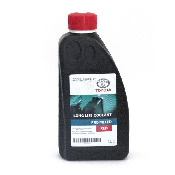 Антифриз Toyota Super Long Life Coolant "Pre-Mixed" (Красный), Готовый ...