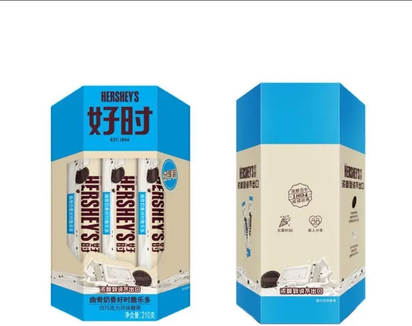 Hershey’s белый шоколад с печеньем, в упаковке 14 шт-210 гр - купить с ...
