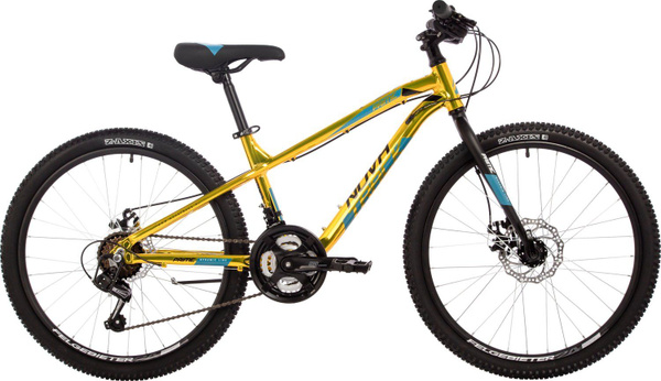 Велосипед Novatrack Prime 18.D 24" (2024), Желтый - купить по выгодной ...