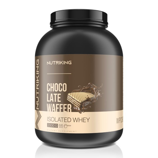 NutriKing Шоколадные вафли Изолированный сывороточный белок 2000 г ...