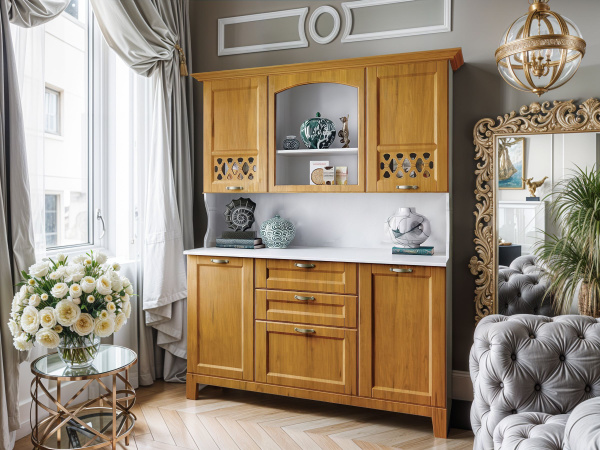 Буфет НОНТОН 08-63632 150x60x202.6 см купить c доставкой на OZON по ...