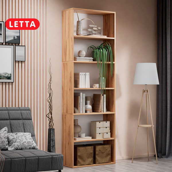 Стеллаж Стеллаж_L80317945_Letta_Белый, 60х24х180 см, LETTA купить c ...