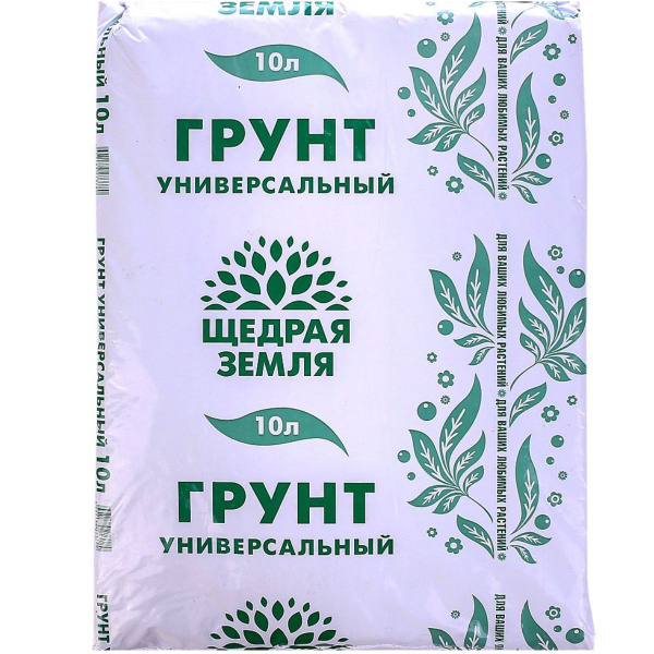 Грунт 10 л. универсальный Щедрая земля Фаско - купить по низкой цене в ...