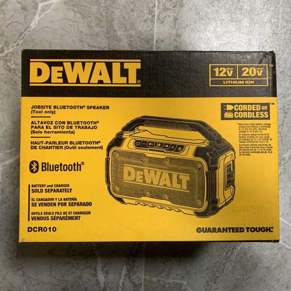 Dewalt 20v max bluetooth speaker sale