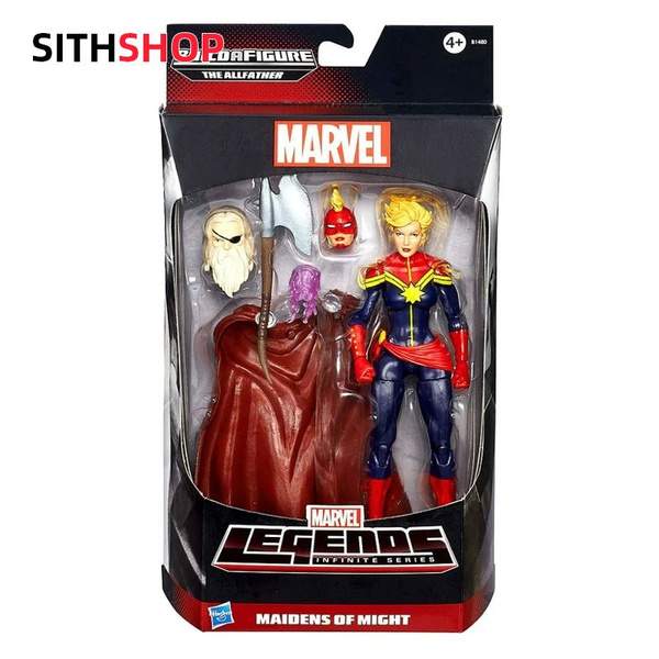 Marvel Legends Infinite Series Maidens of Might Captain Marvel 6 Inch Figure in | Whizz