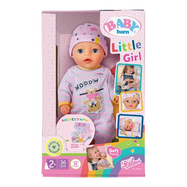 Игрушка Baby Born Кукла Маленькая девочка интерактивная 36см 42000 ...