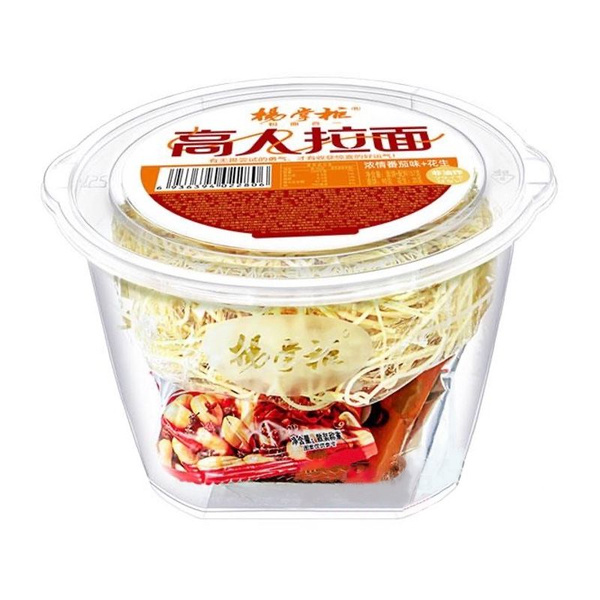 Лапша быстрого приготовления Yang Zhang Gui с томатом и арахисом, в ...