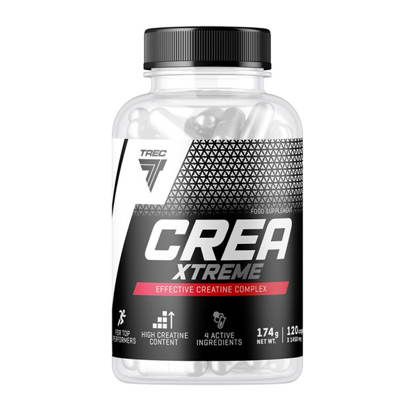 Trec Nutrition CREA XTREME 120 капсул, Мощная креатиновая формула для ...