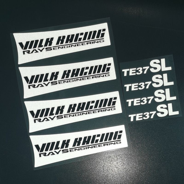 Наклейка на колесах Наклейка на колесах 4 шт Rays Volk Racing TE37SL ...