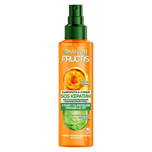 Сыворотка-спрей для волос Garnier "Fructis", SOS, Кератин, 200 мл ...