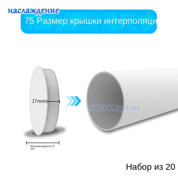Характеристики Вставная крышка для сливной трубы из ПВХ подробное ...