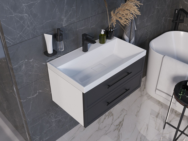 Раковина для ванной Madera Classica Slim 60х36х12 см, белая глянцевая ...