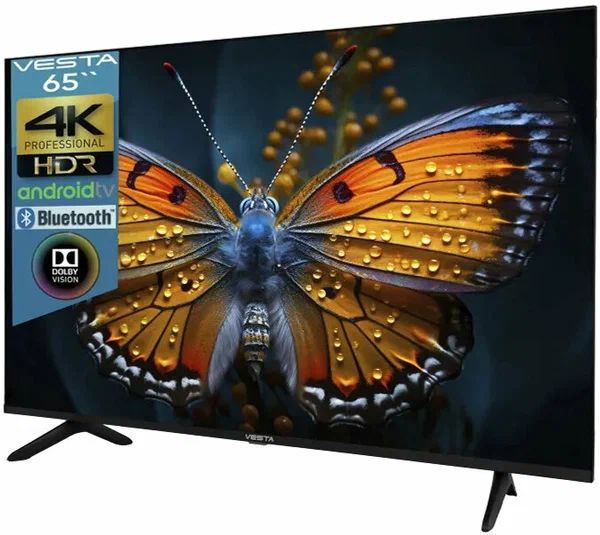 Vesta Телевизор Телевизор V65MU8500 UHD SmartTV, BT 5.0, Wi-Fi 2.4-5.0 ...