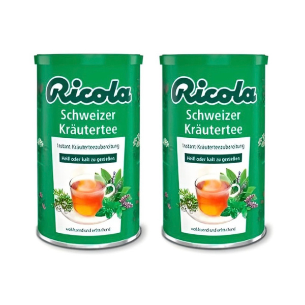 Ricola Krautertee Быстрорастворимый Чай в гранулах Швейцарские Травы, 2 ...
