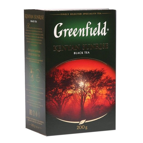 Чай черный Greenfield Kenyan Sunrise 200г-3 шт - купить с доставкой по ...