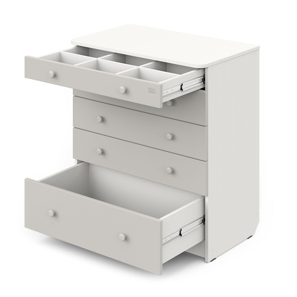 Комод aton baby furniture Атон Home с 5 ящиками и органайзером, 80.2x47 ...
