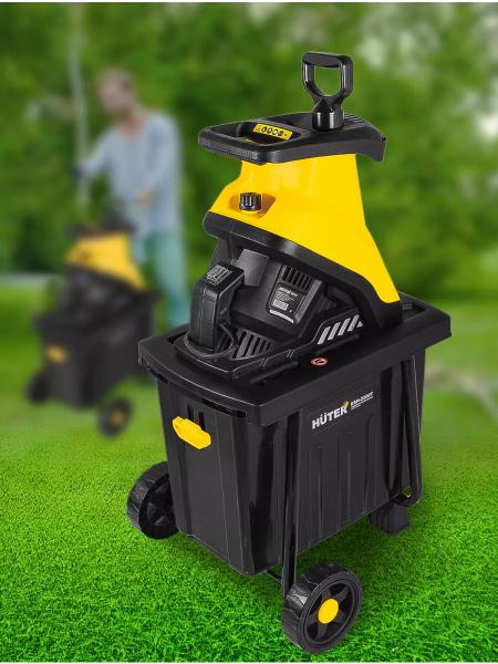 Садовый электрический измельчитель травы и веток HUTER ESH-2500T купить ...