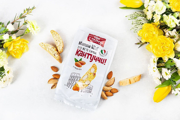 Печенье Кантуччи с миндалем 180 г У Палыча купить на OZON по низкой ...