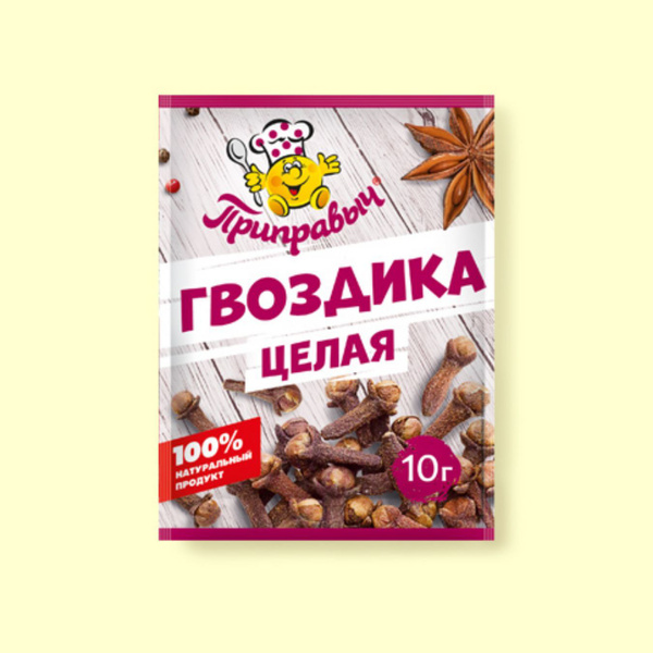 Специя гвоздика Приправыч целая, натуральная, 10 гр. 1 шт. купить на ...