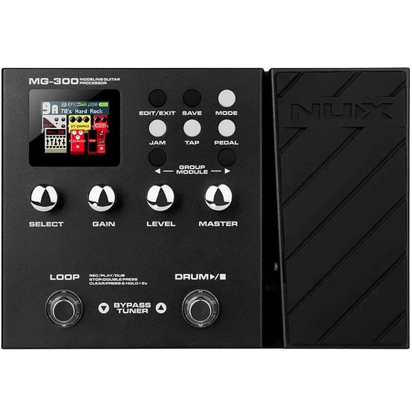 Процессор педалей эффектов для бас-гитары Nux Mg-300, Гитарная ...