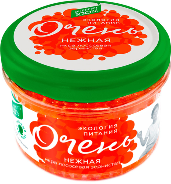 Икра лососевая ПУТИНА, зернистая, очень нежная, 220 г купить на OZON по ...
