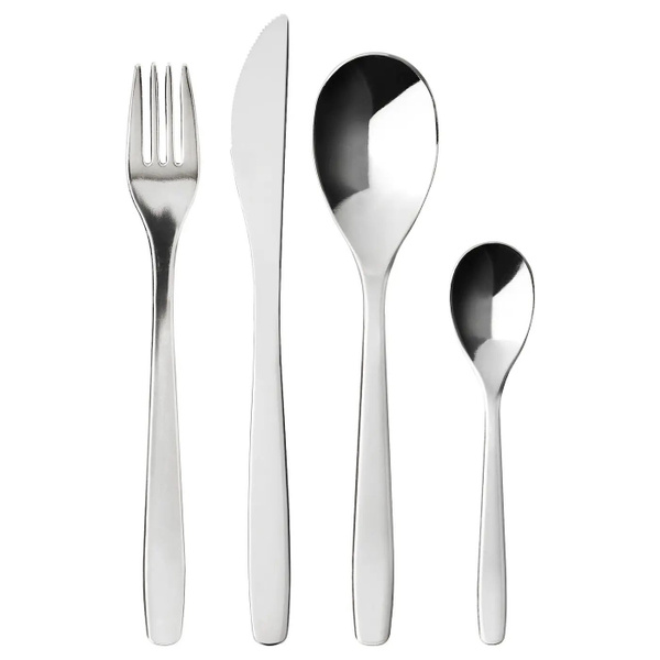 IKEA Набор столовых приборов ikea, 16 предм. купить на OZON по низкой ...