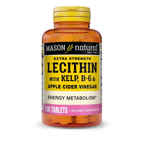 Lecithin With Kelp B Apple Cider Vinegar Mason Natural