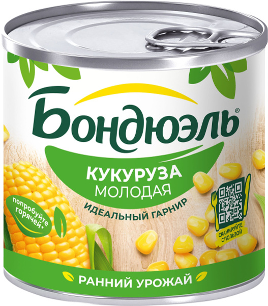 Кукуруза БОНДЮЭЛЬ молодая, 212мл купить на OZON по низкой цене (1764505976)