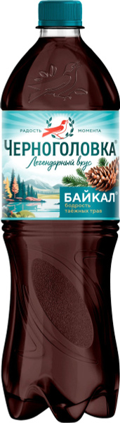 Напиток безалкогольный ЧЕРНОГОЛОВКА Байкал сильногазированный ПЭТ, 1L ...