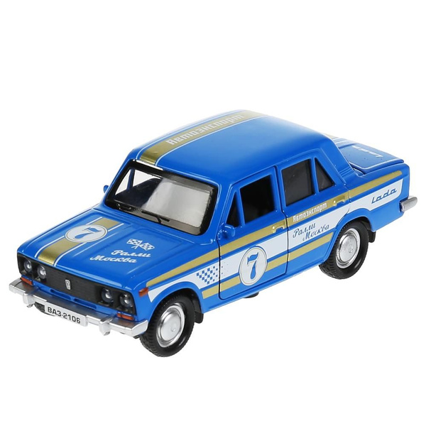 Модель машины Технопарк ВАЗ-2106 Жигули спорт, инерционная, свет, звук ...
