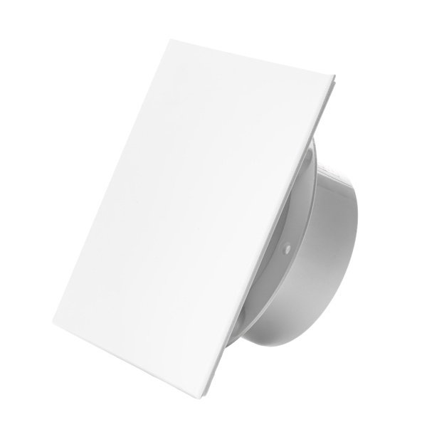 Вытяжной тонкий вентилятор SlimVent МV 100, пластик квадрат белый ...