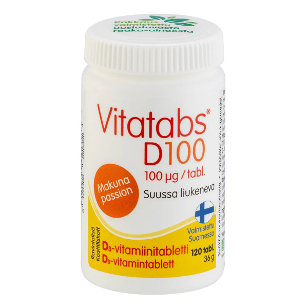 Витамин D Vitatabs D100, 120 таблеток (Финляндия) купить на OZON по ...