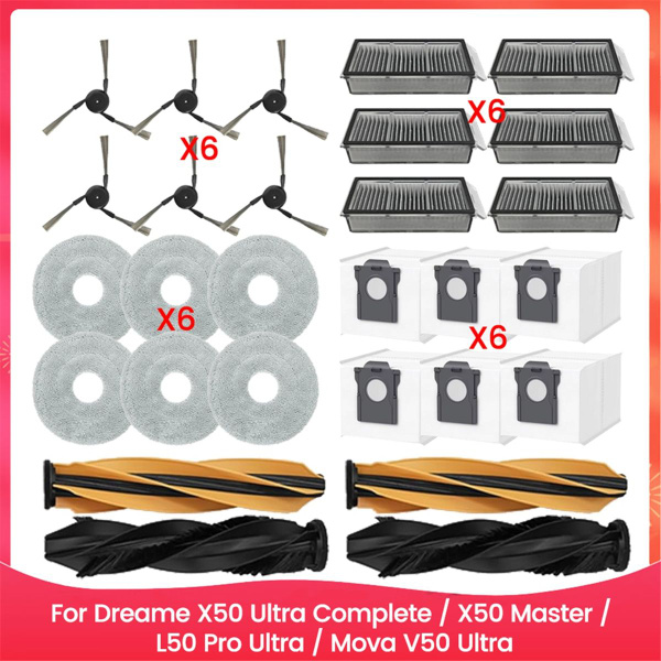 Lot De 26 Accessoires Pour Robot Aspirateur Dreame X40 Ultra-L40 Ultra-X40 Master - AQSACOKIYA