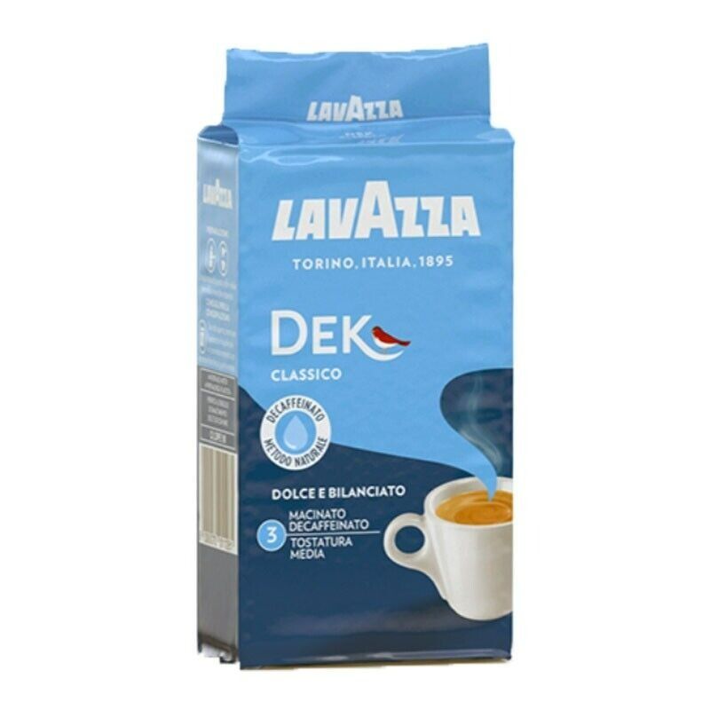 Кофе молотый Lavazza Dek (Decaffeinato), 250гр