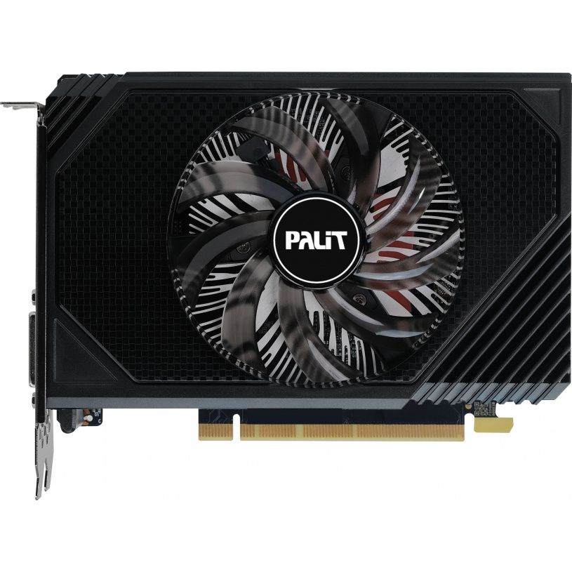 Palit Видеокарта GeForce RTX 3050 RTX3050 STORMX OC 6 ГБ (NE63050S18JE-1070F)