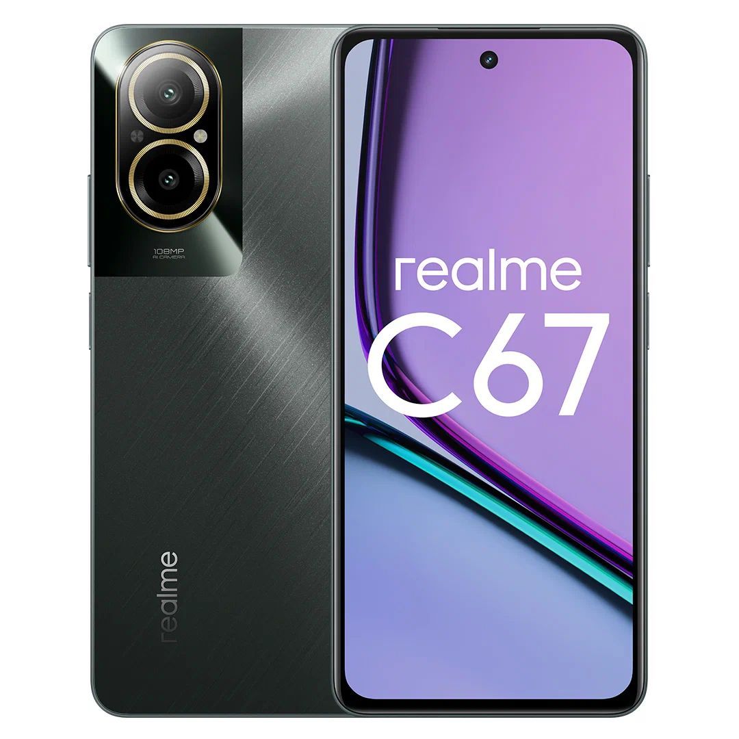 realmeСмартфонC678/256GbBlack8/256ГБ,черный