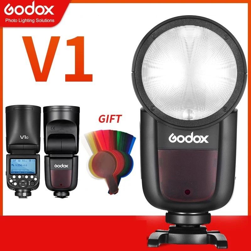 Godox V1 вспышка V1S TTL 1/8000s HSS Литиевая Батарея Вспышка Speedlite для Sony