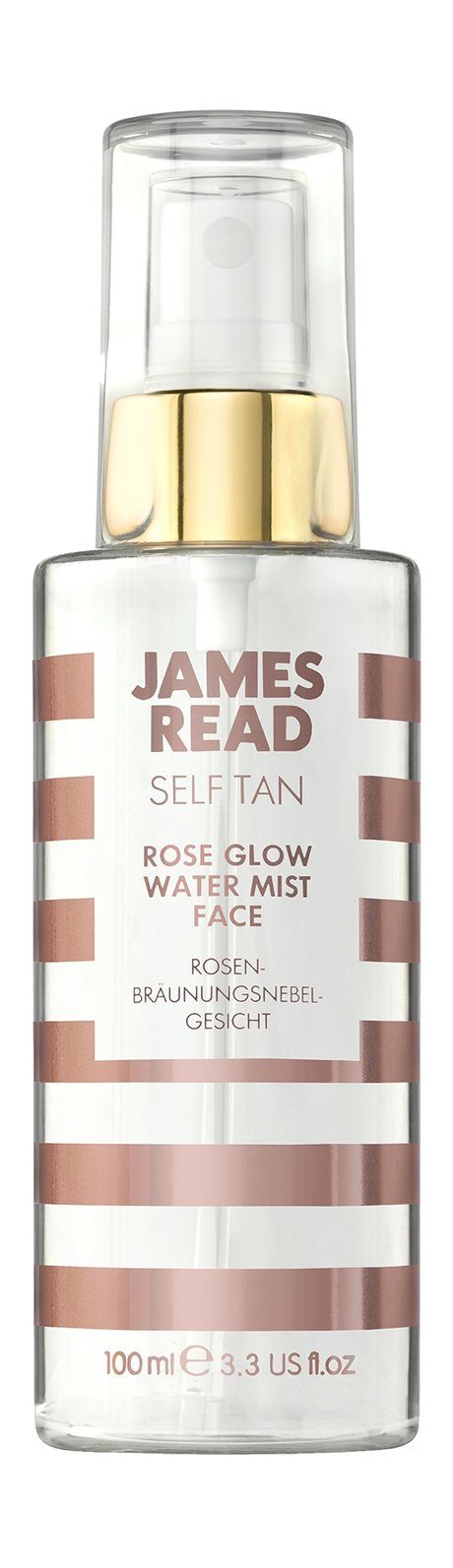 Спрей-автозагар для интенсивного сияния лица Self Tan Rose Glow Water Mist Face, 100 мл