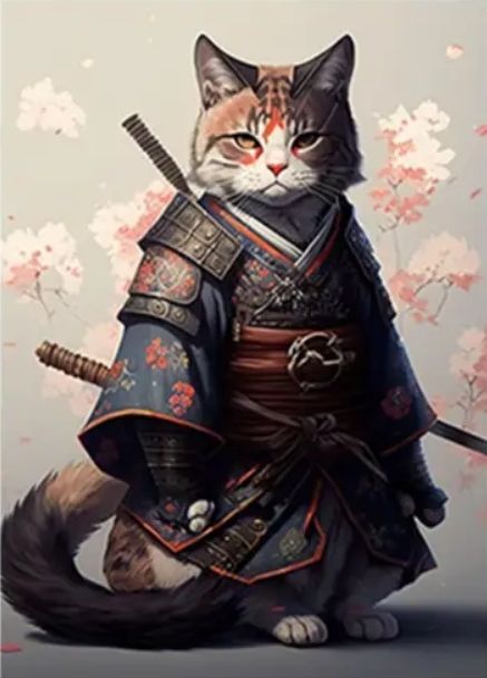 Самурай и кошка