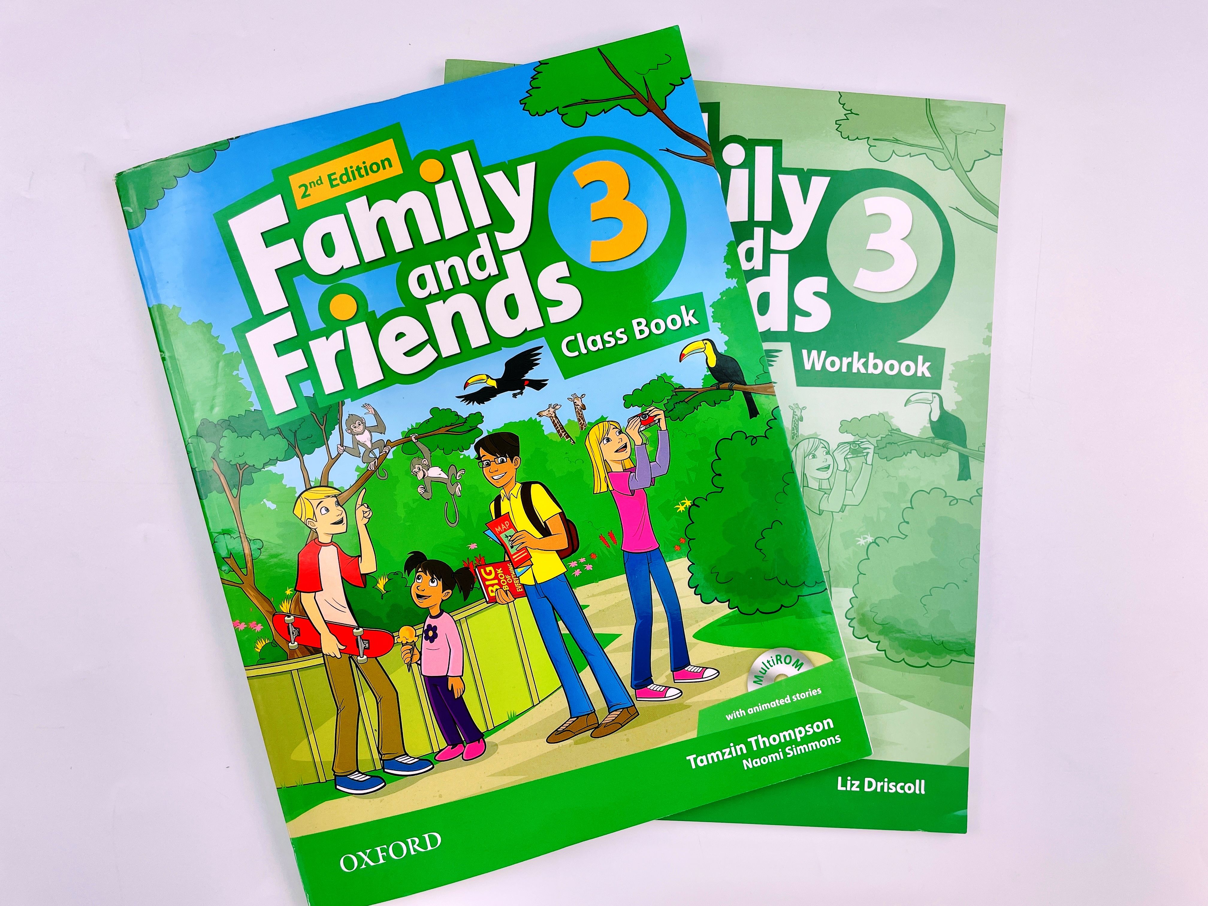 Family and Friends 3 (2nd edition) Class Book + Workbook + CD - купить с  доставкой по выгодным ценам в интернет-магазине OZON (1041334945)