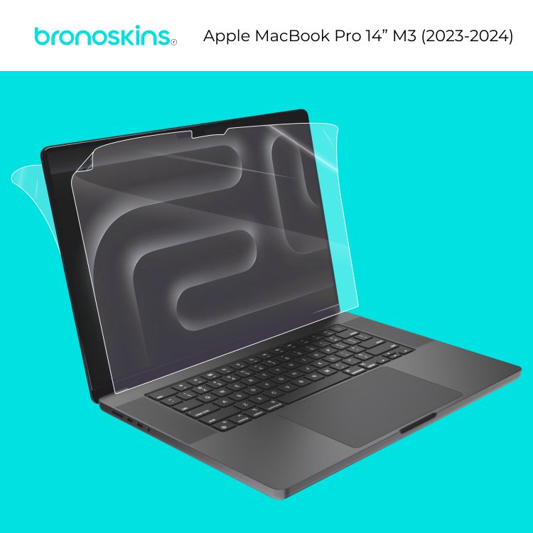 Защитная пленка на экран Apple MacBook Pro 14" M3 (2023-2024) (Глянцевая)