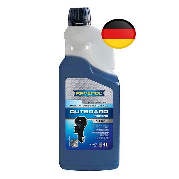 RAVENOL Outboard 2T Масло моторное, Минеральное, 1 л