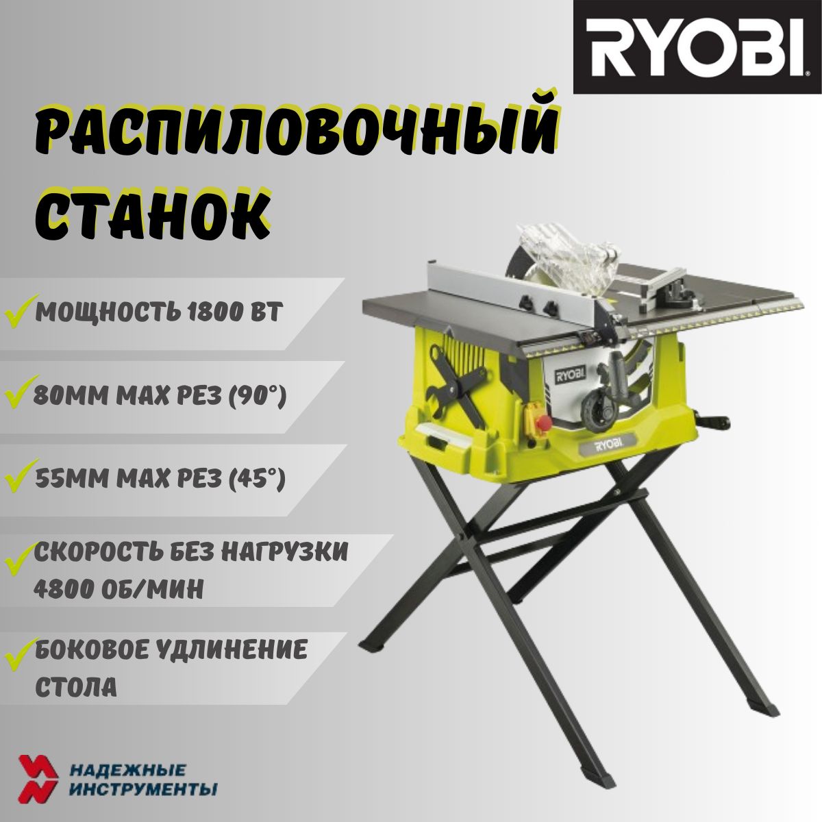 Ryobi rts1800es g