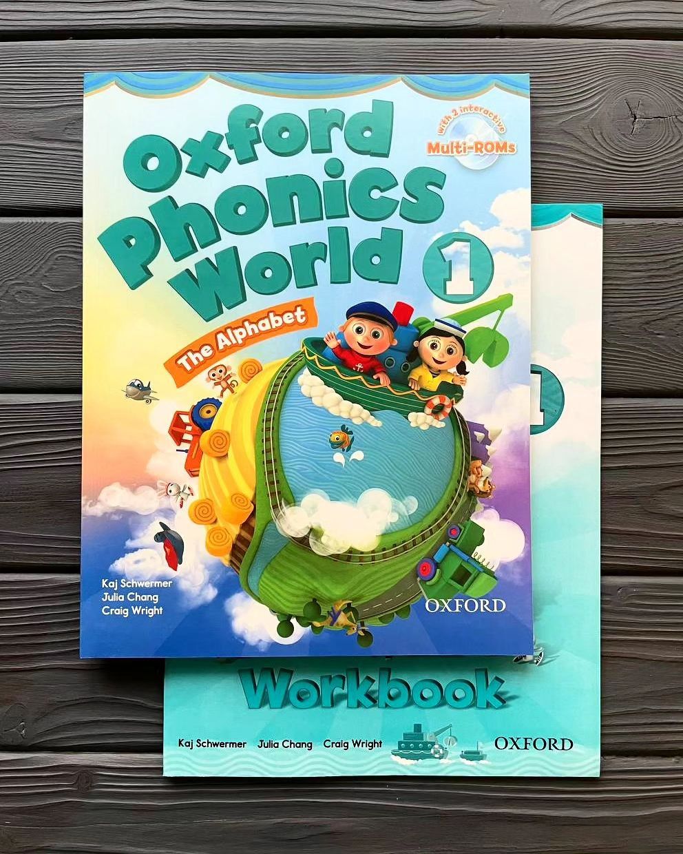 Oxford Phonics World Level 1. Полный комплект. Student Book + Workbook + CD