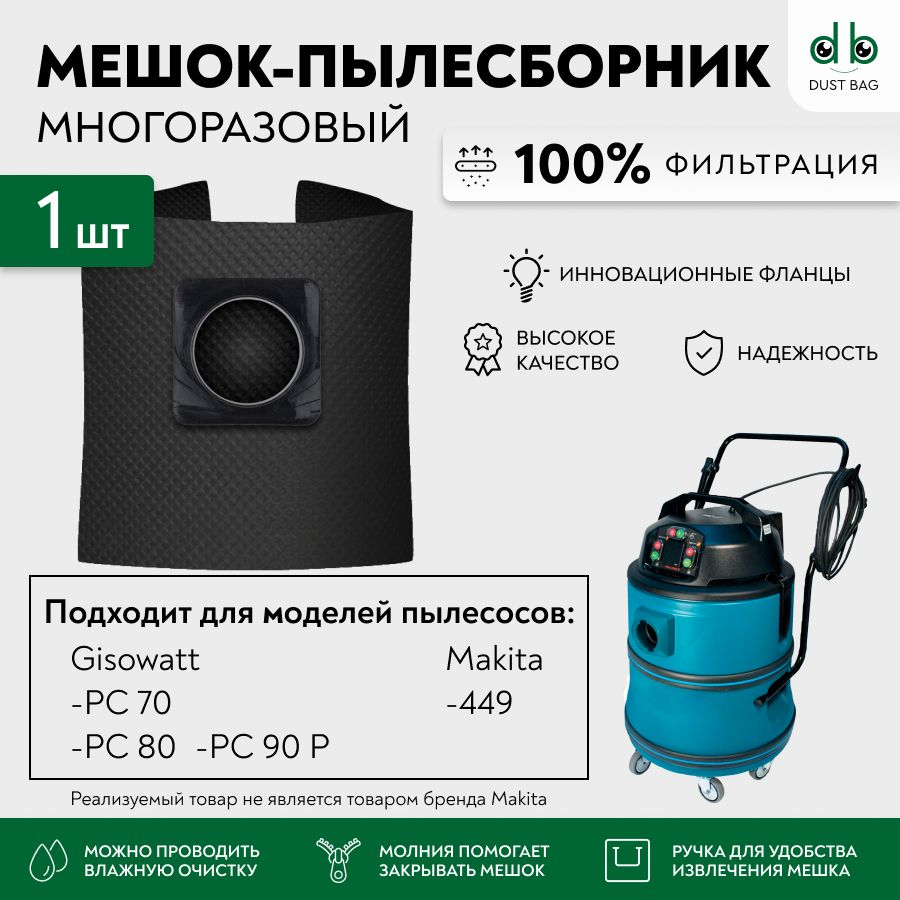 Многоразовый Мешок Для Пылесоса Макита Купить