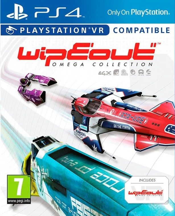 Игра Wipeout Omega Collection (с поддержкой PS VR) (PlayStation 4, PlayStation 4 VR, Русская версия)