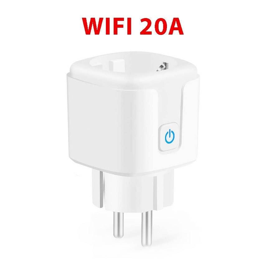 УмнаярозеткаWIFI20A-спотреблением,таймером,сАлисой,наAndroidиIOSSmartlife/Tuya