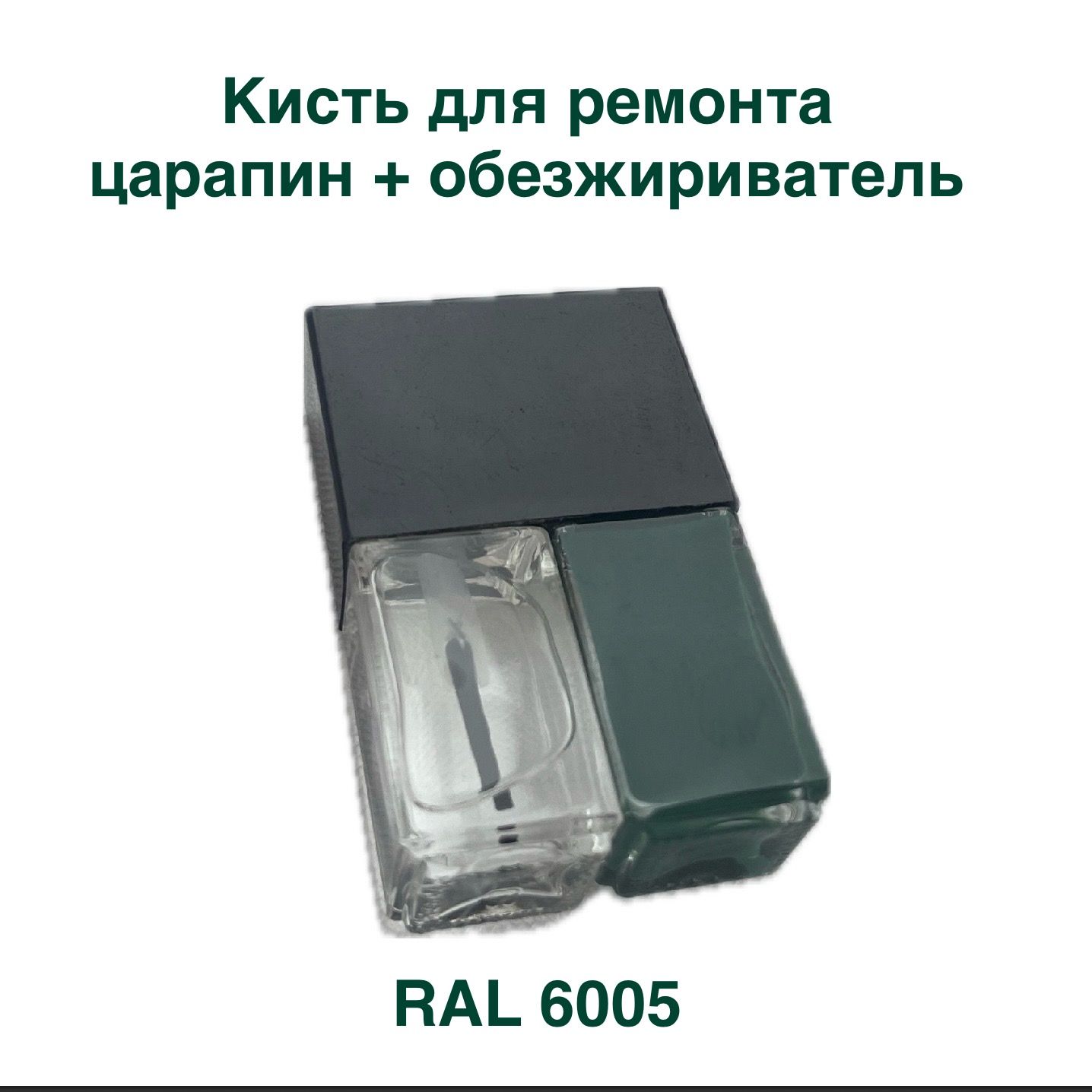 Кисть для ремонта царапин + обезжириватель RAL 6005 ShtriX