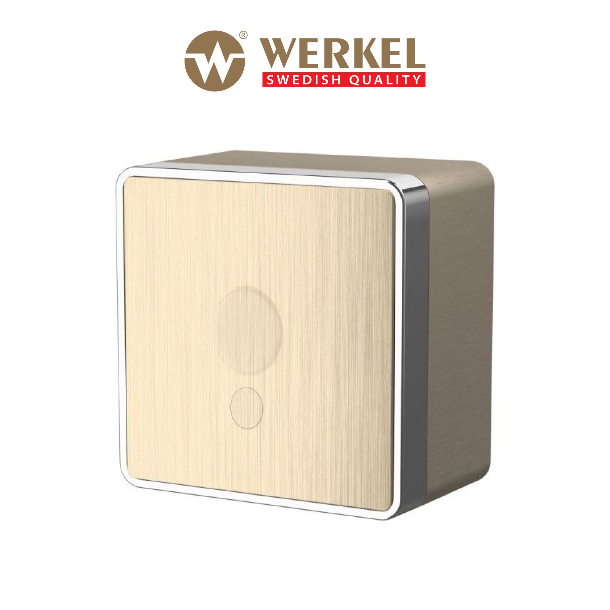 Вывод кабеля Werkel Gallant W5050210 шампань рифленый